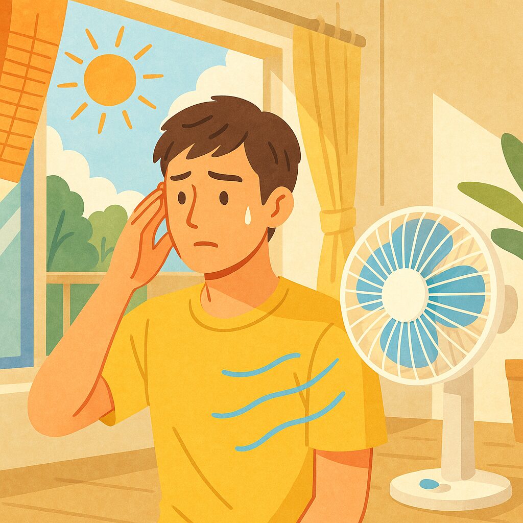 夏の部屋が暑いときにエアコン以外で涼しくする方法｜今すぐできる暑さ対策をやさしく解説